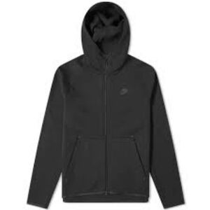 Nike Tech Fleece Hoodie - Black (2nd Season) Size Large